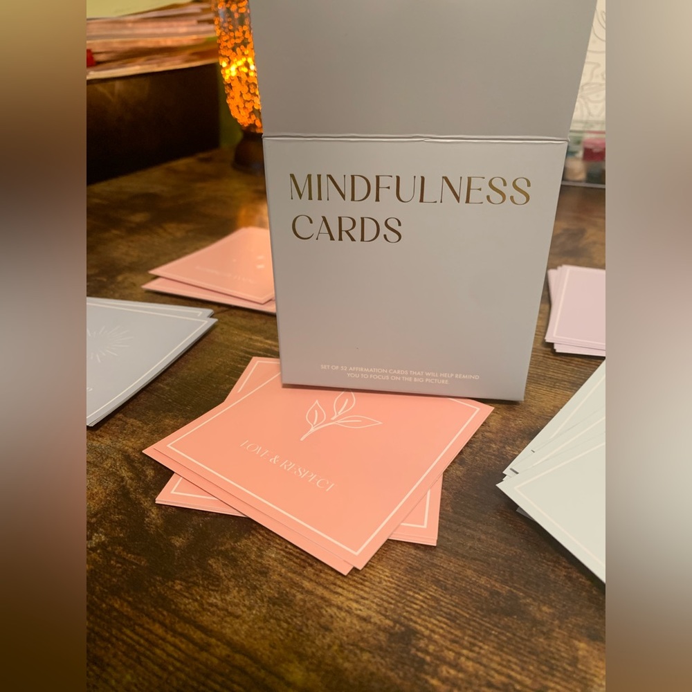 Wedding planning mindfulness cards